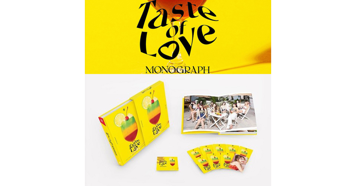TWICE - Monograph Taste Of Love (Photobook édition limitée)